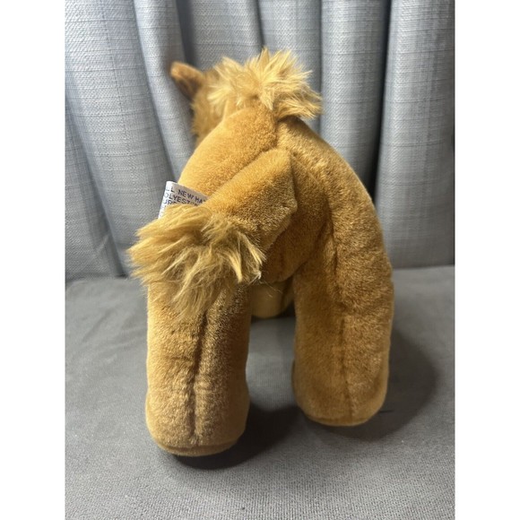 VTG Passport Plush Toy Camel Stuffed Animal Brown Weighted Feet Posable - Picture 12 of 13